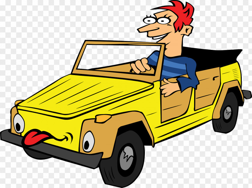 Car Top Cartoon Clip Art PNG