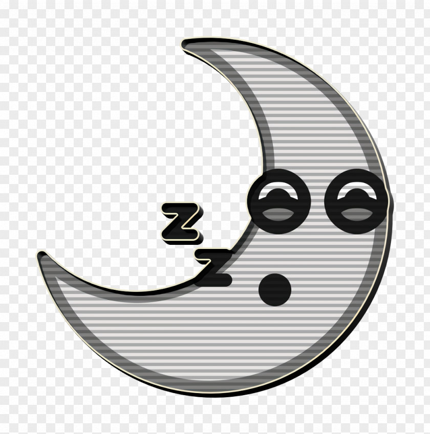 Crescent Number Moon PNG