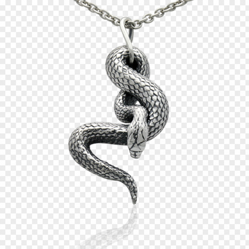 NECKLACE Snake Charms & Pendants Necklace Earring Sterling Silver PNG