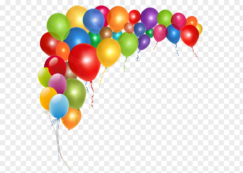 Decorative Balloons Balloon Borders And Frames Birthday Clip Art PNG