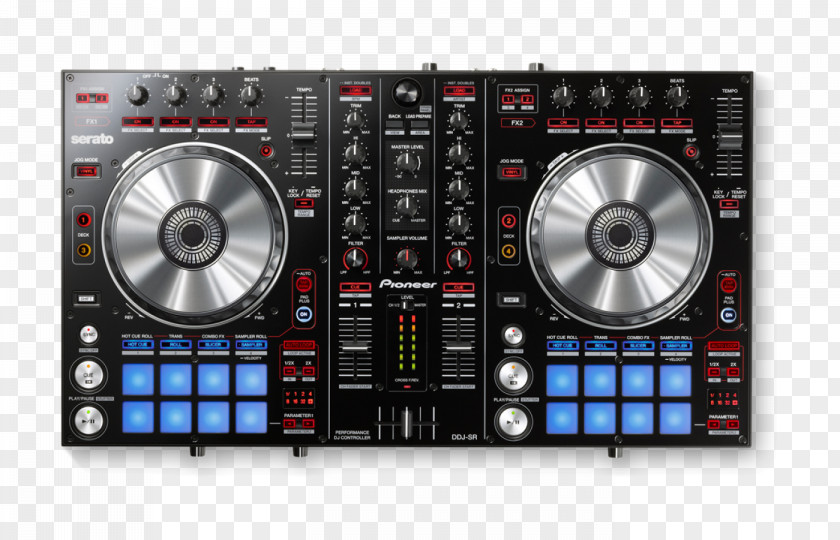 DJ Controller Pioneer Audio Mixers DDJ-SR Disc Jockey PNG