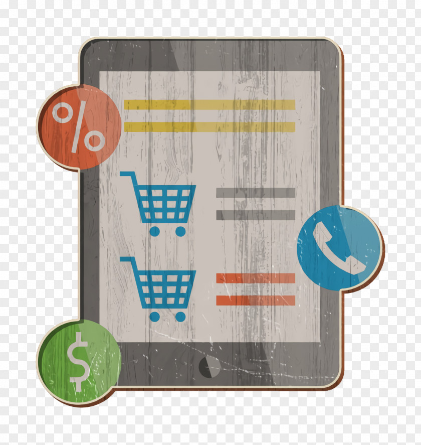 E-commerce And Shopping Elements Icon Tablet PNG
