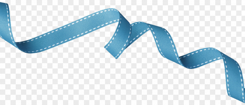 Ribbon Image Blue PNG