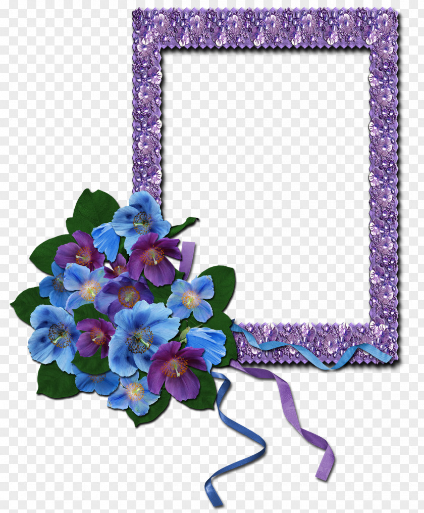8 March Cut Flowers Picture Frames Floral Design Violet PNG