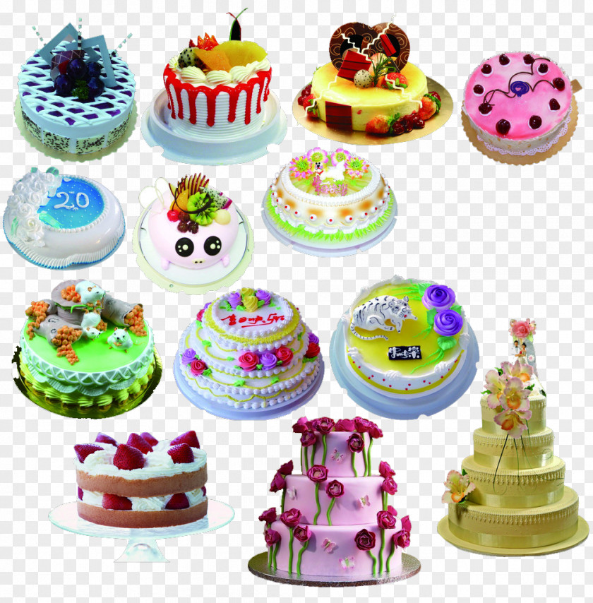 Cake Pictures Birthday Sugar Torte Decorating PNG