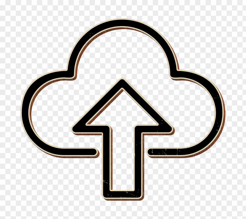 Cloud Computing Icon SEO And Marketing Upload PNG