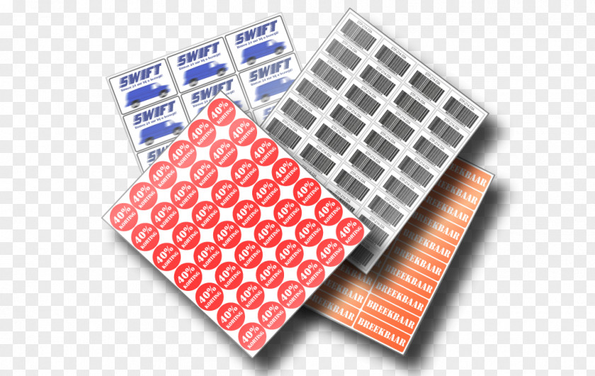 Paper Sticker Label .nl Logo PNG