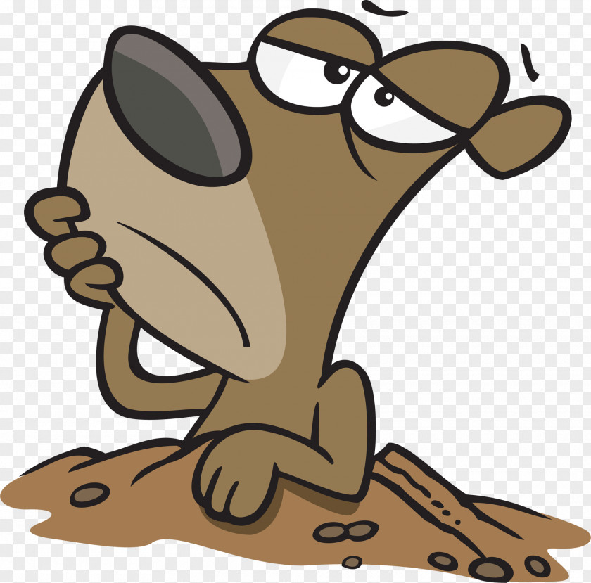 Pictures Of Ground Hogs Groundhog Day Cartoon Clip Art PNG