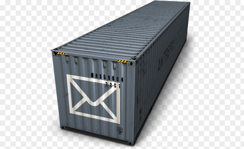 Vector Drawing Container Intermodal Clip Art PNG