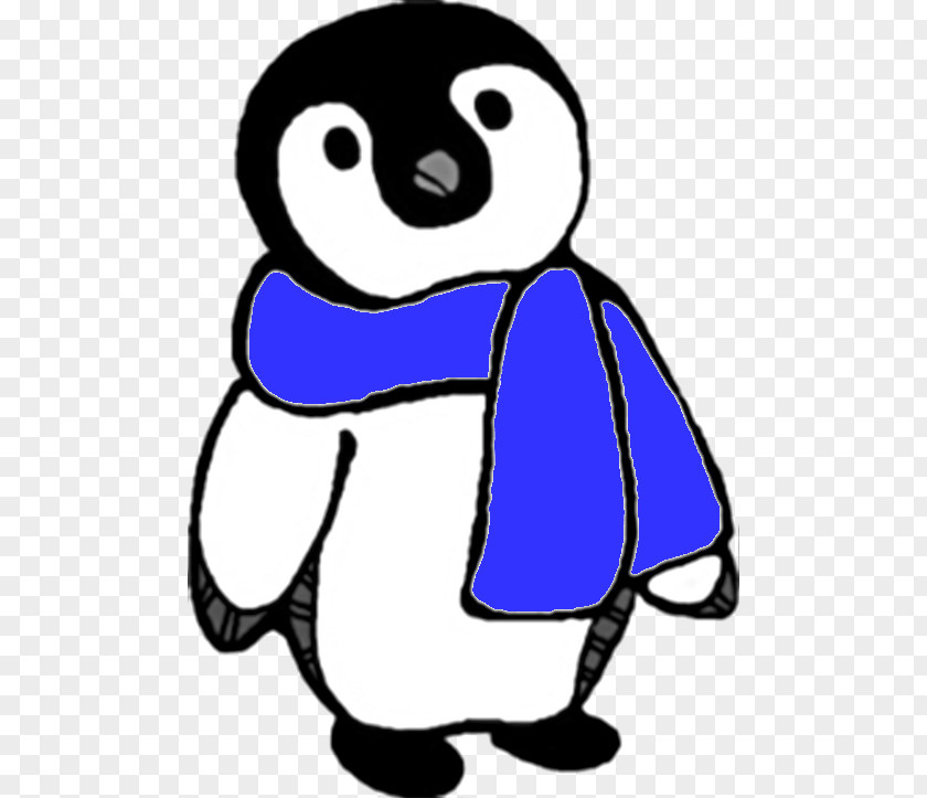 With Scarves Baby Penguin Clip Art PNG