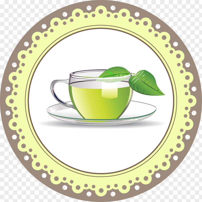 Green Tea Vector Material Mandala Pixabay Illustration PNG