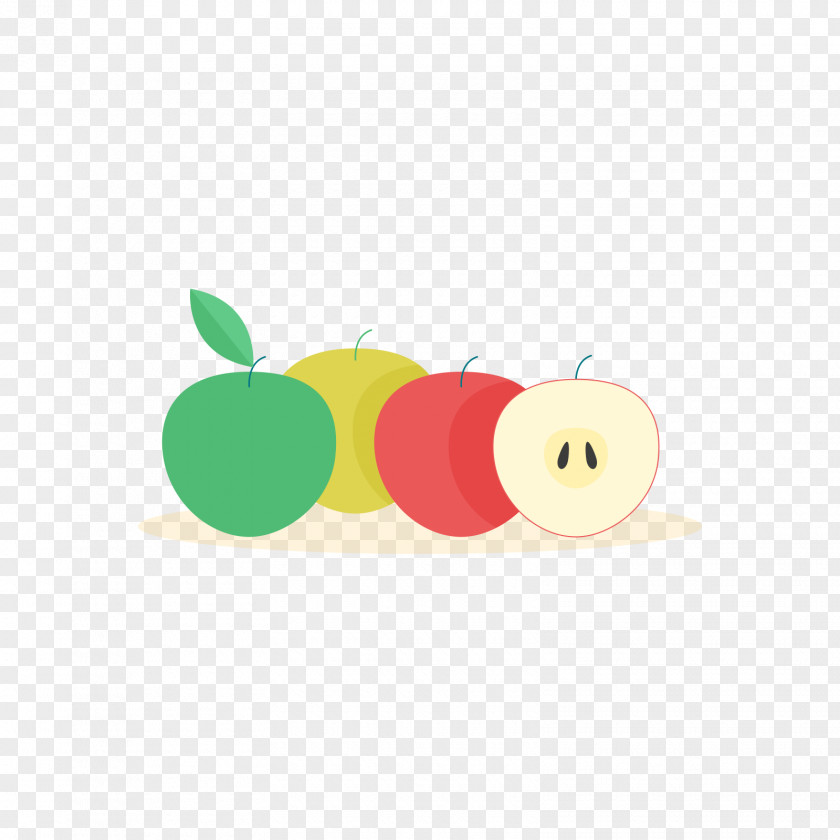 Red Green Apple Christmas Eve Clip Art PNG