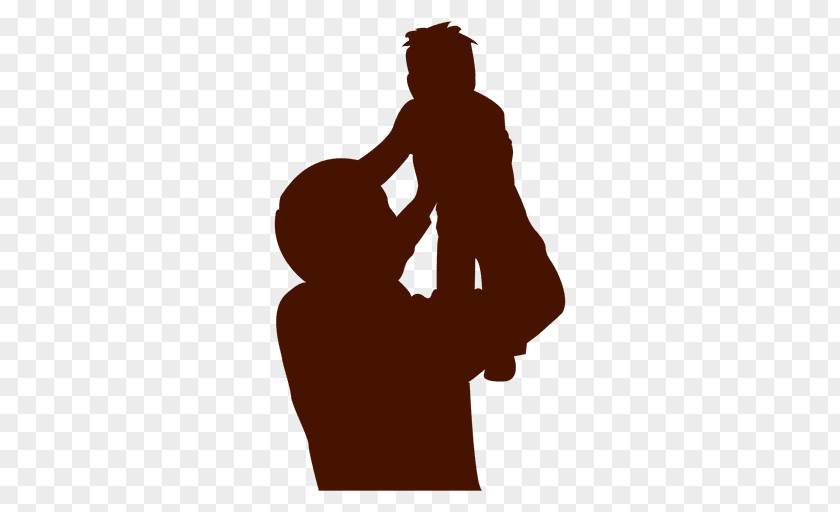 Daddy Father Silhouette Child Son PNG