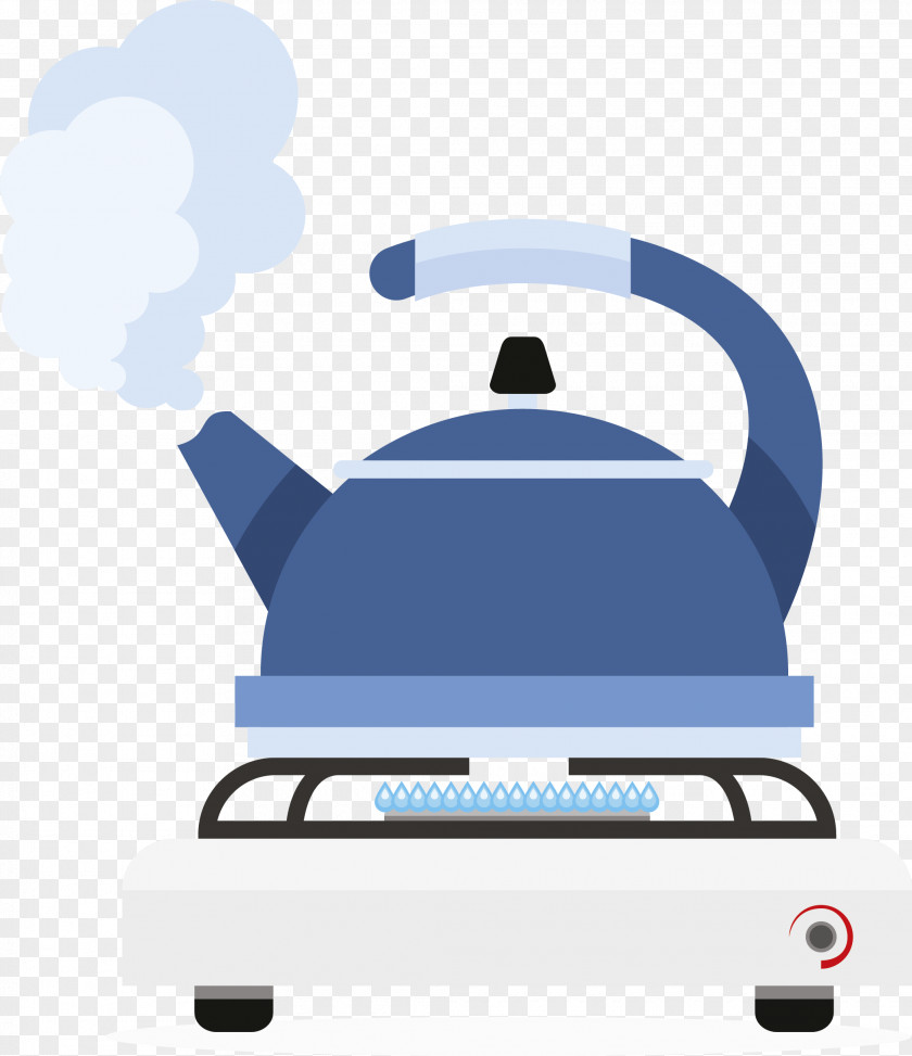 Kettle Boiling Euclidean Vector Stove PNG