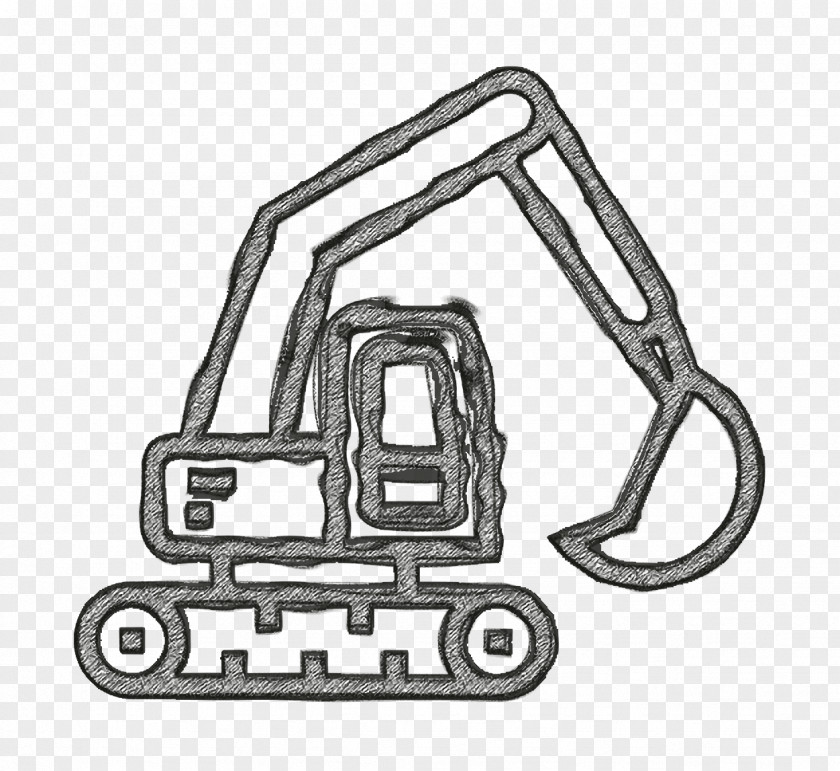 Excavator Icon Industry Work PNG