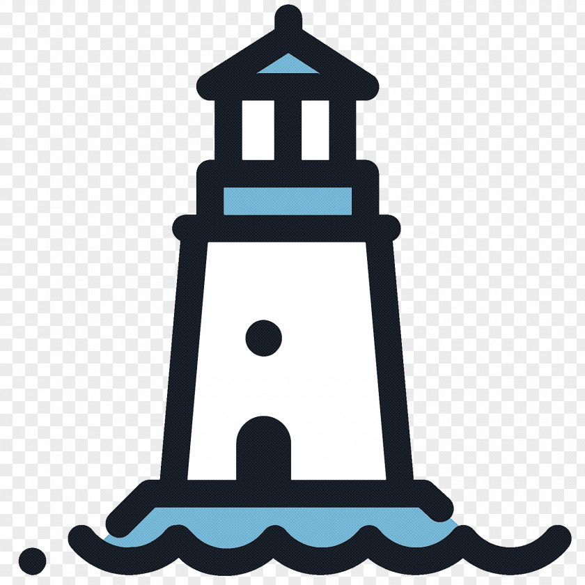Lighthouse Cape Hatteras Silhouette Cartoon Icon PNG