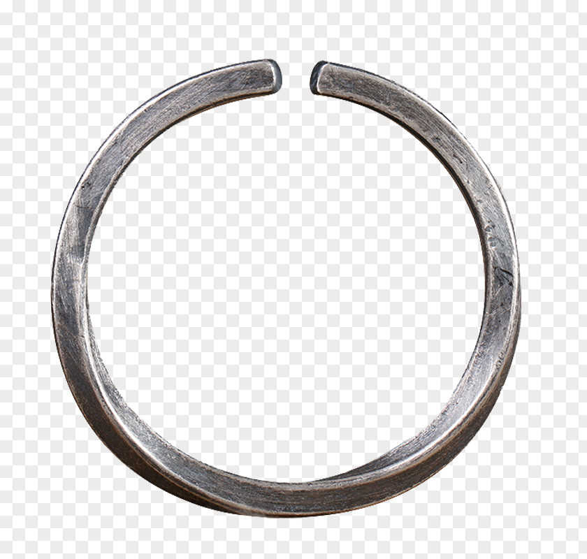 Simple Silver Bracelet Material PNG