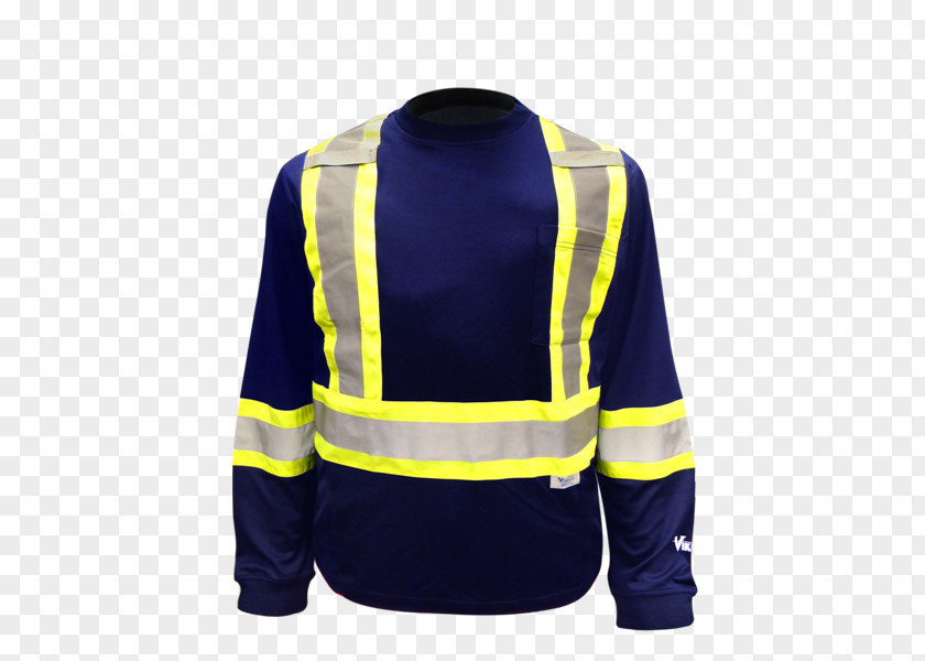 T-shirt Long-sleeved High-visibility Clothing Workwear PNG