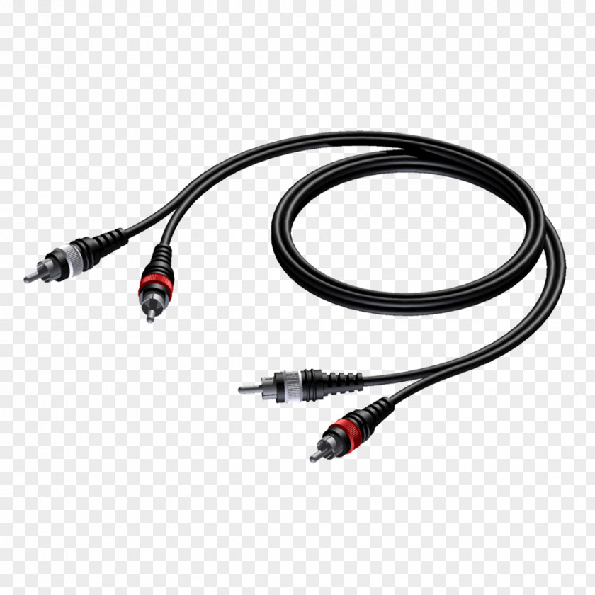 XLR Connector RCA Electrical Cable Adapter PNG