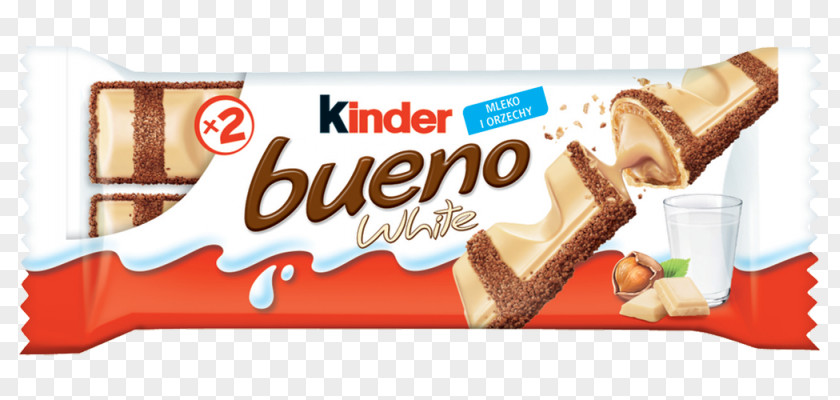 Chocolate Kinder Bueno White Bar Surprise PNG