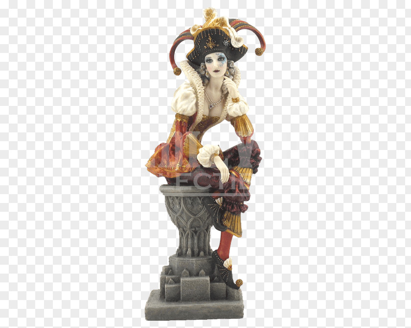 Decorative Figure Statue Jester Figurine Clown Sculpture PNG
