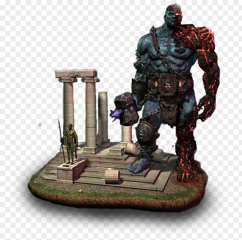 News Banner Mercenary Figurine PNG