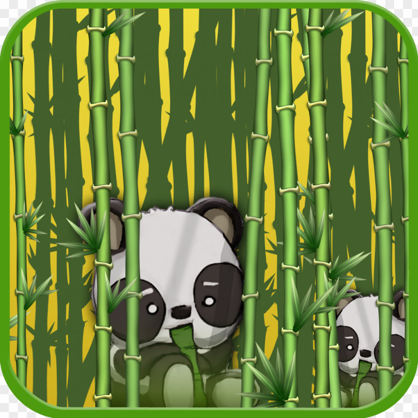 Bamboo Forest Cartoon Green Grasses Font PNG
