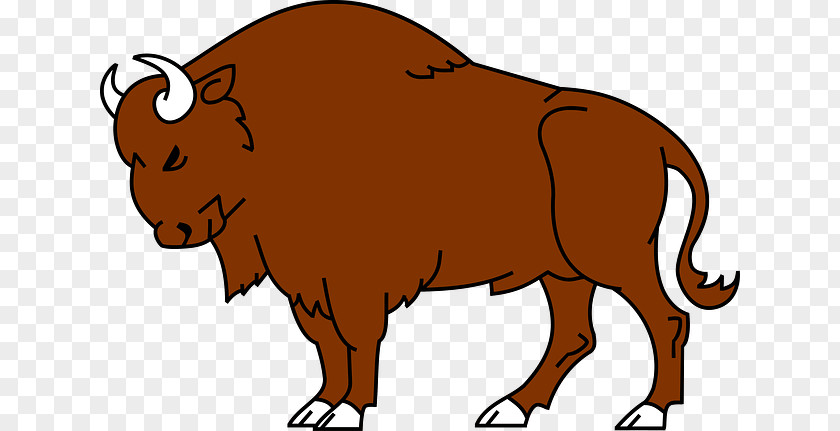 Cartoon Bison Cliparts American Bonasus Clip Art PNG