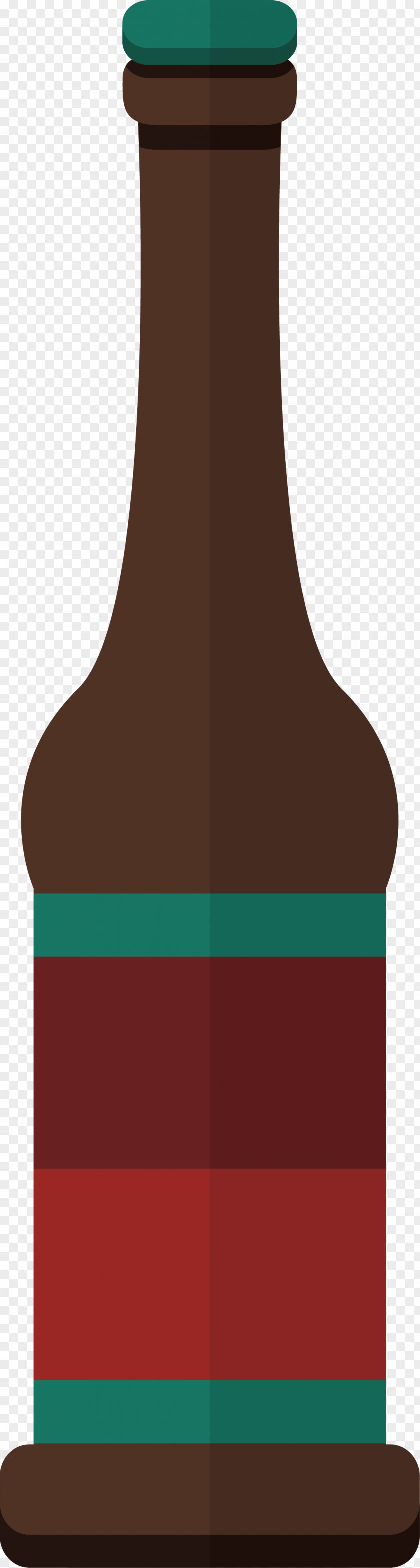 Cartoon Wine Bottle Design Beer PNG