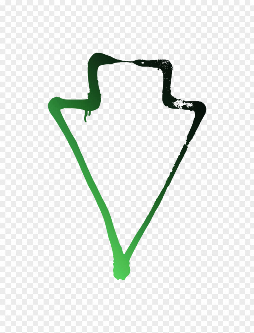 Product Triangle Line Green PNG