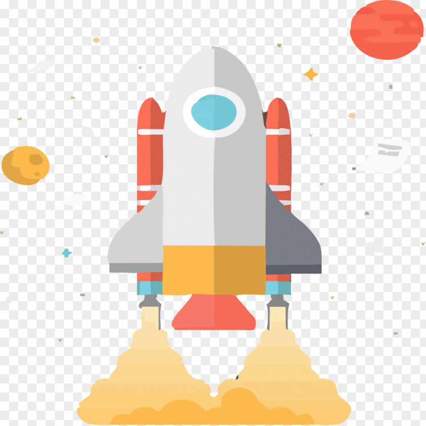 Vector Creative Rise Rocket Rising! Graphic Design Launch PNG