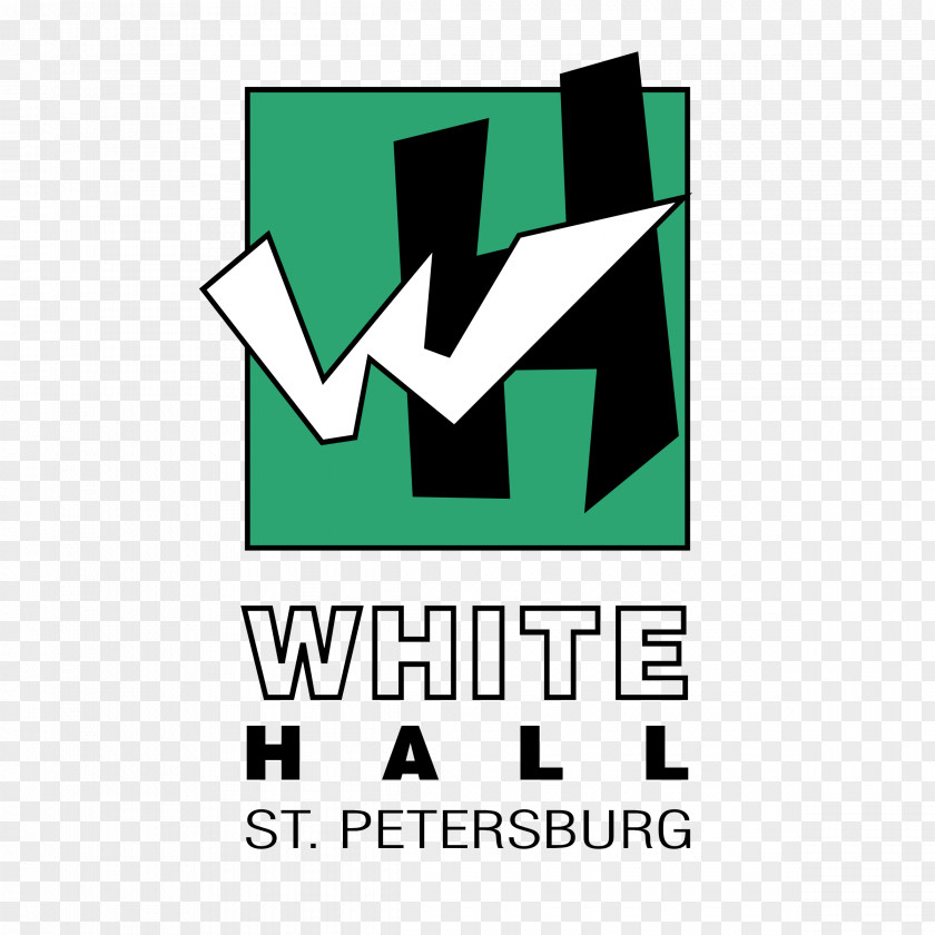 White Hall Logo Brand Product Design Green PNG