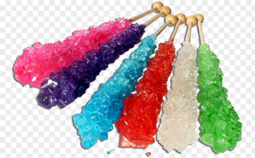 Candy Colors Rock Stick Hard PNG