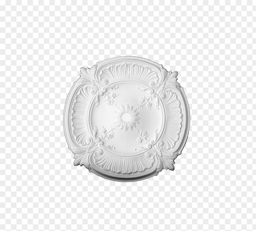 Silver Platter Plate PNG