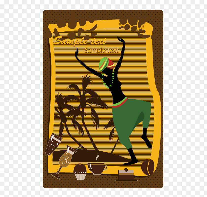 Africa Woman Posters Motif Pattern PNG