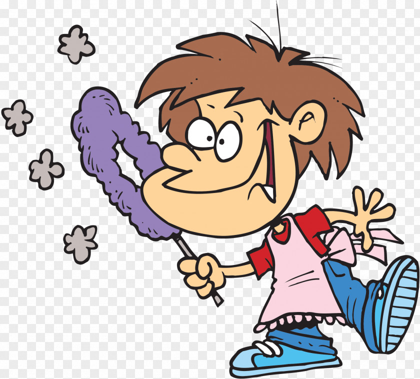 Child Cleaning Housekeeping Clip Art PNG