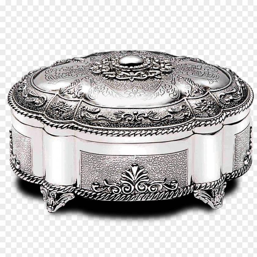 Silver Jewellery Casket Price PNG