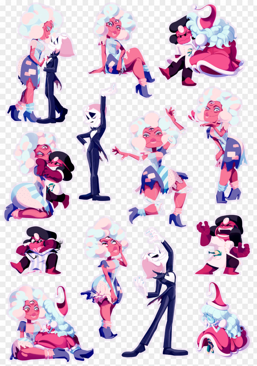 Various Forms Falls Garnet Fan Art The Nightmare Before Christmas PNG