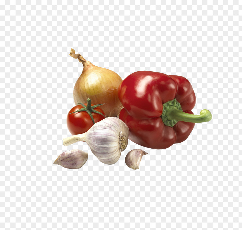 Vegetable And Fruit Bell Pepper Vegetarian Cuisine Onion Garlic PNG