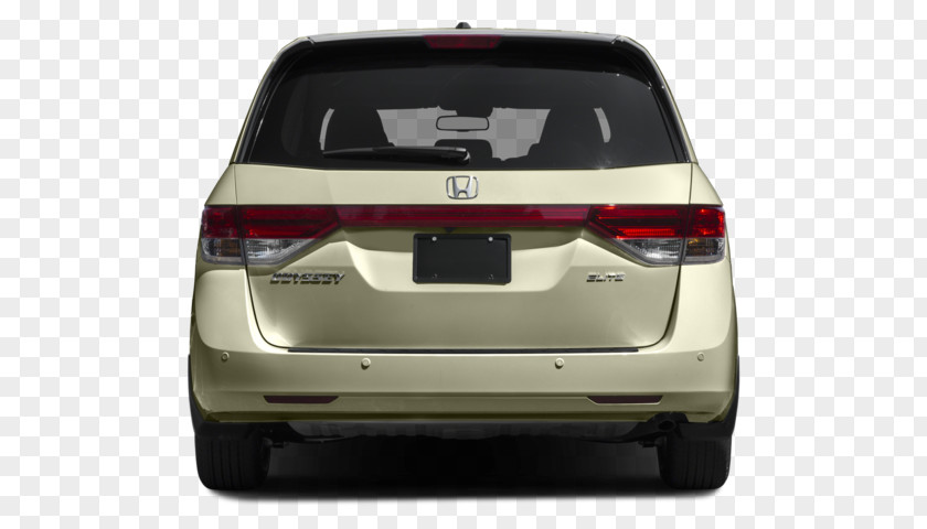 Car 2016 Honda Odyssey Touring Elite Passenger Van Minivan Bumper PNG