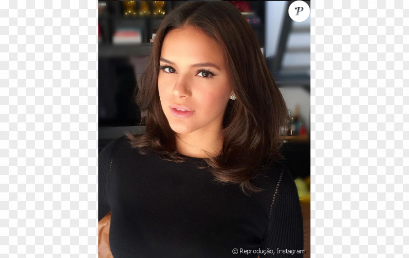 Hair Bruna Marquezine Long Hairstyle Coloring PNG