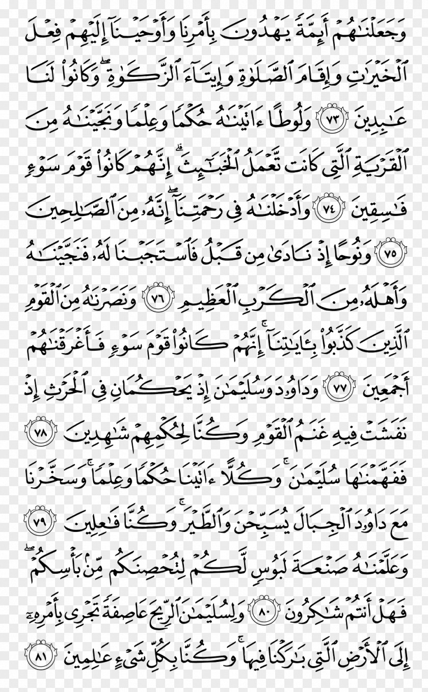Quran Kareem Qur'an Surah Al-Anbiya Juz' Ayah PNG