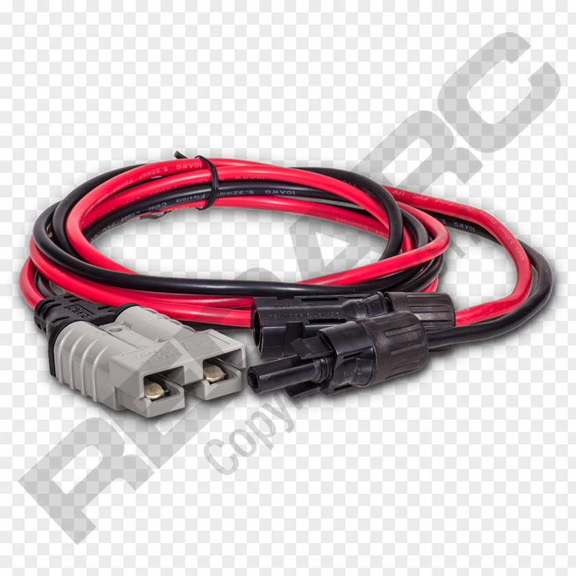 Anderson Electrical Connectors Serial Cable MC4 Connector Power Inverters Solar Panels PNG