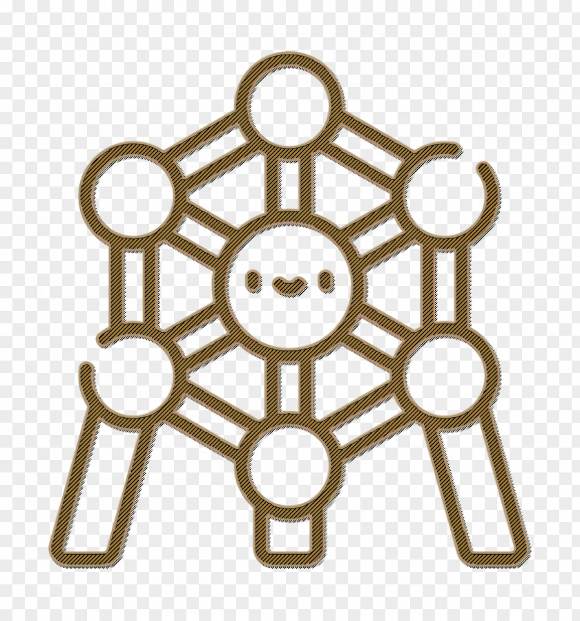 Atomium Icon Belgium PNG