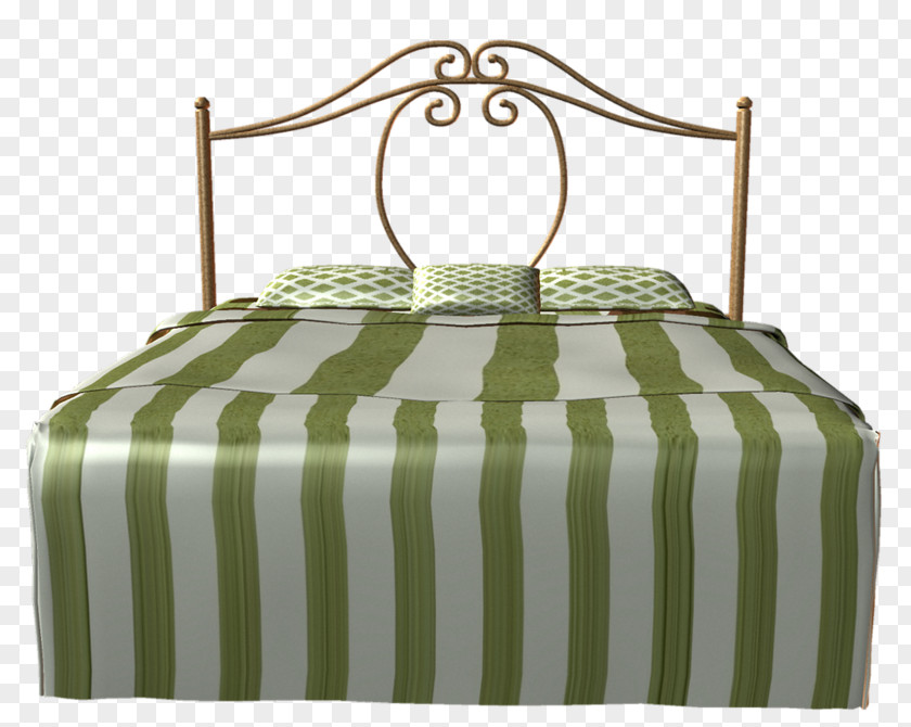 Comfortable Bedding Bed Frame Sheet Pillow PNG