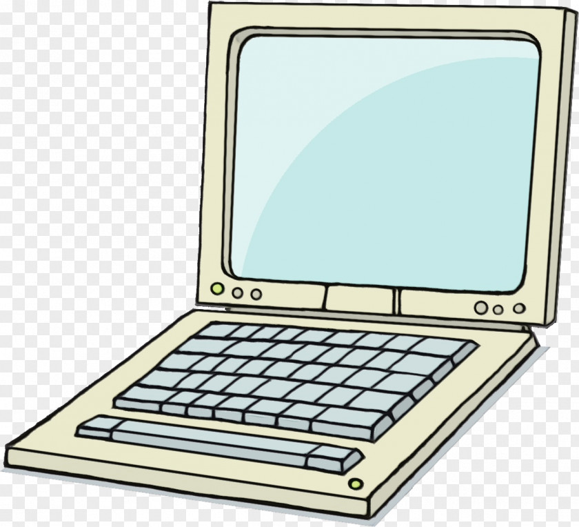 Computer Terminal Output Device Laptop Background PNG