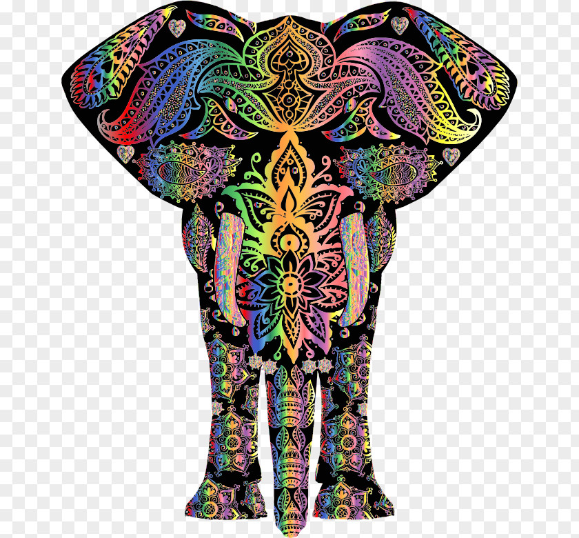 Elephant Motif African Save The Elephants Clip Art PNG