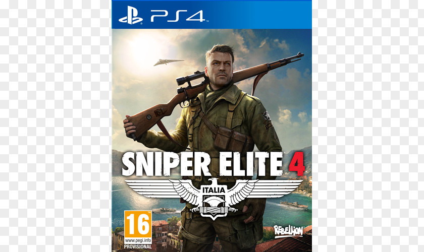 Sniper Elite 4 III PlayStation Video Game PNG