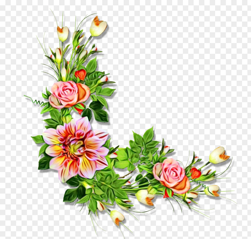 Floral Design Flower Psd Collage PNG