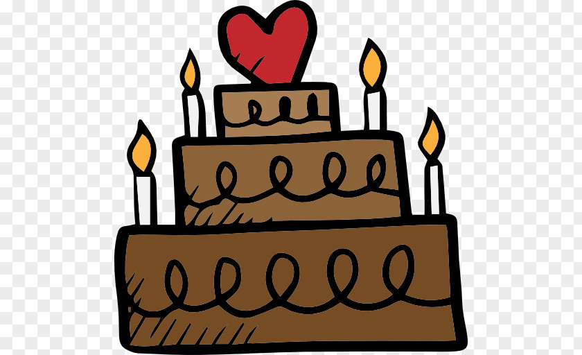 Birthday Cake Torte Cupcake Icon PNG